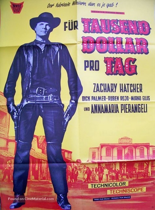 Per mille dollari al giorno - German Movie Poster