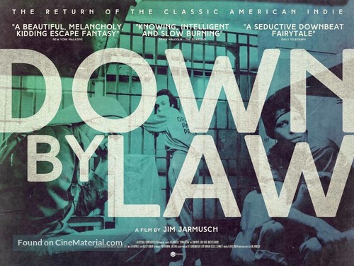 Down by Law - British Re-release movie poster