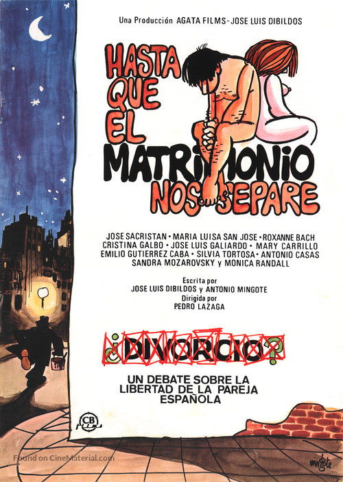 Hasta que el matrimonio nos separe - Spanish Movie Poster