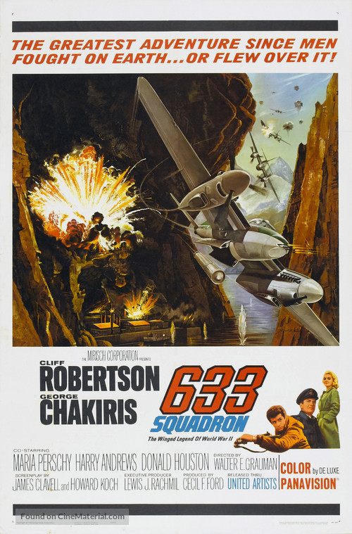 633 Squadron - Movie Poster