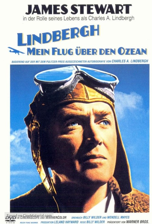 The Spirit of St. Louis - German DVD movie cover