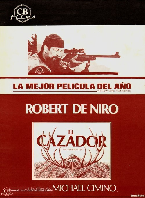 The Deer Hunter - Spanish DVD movie cover