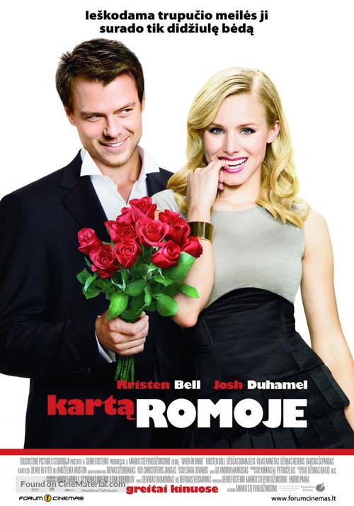 When in Rome - Lithuanian Movie Poster