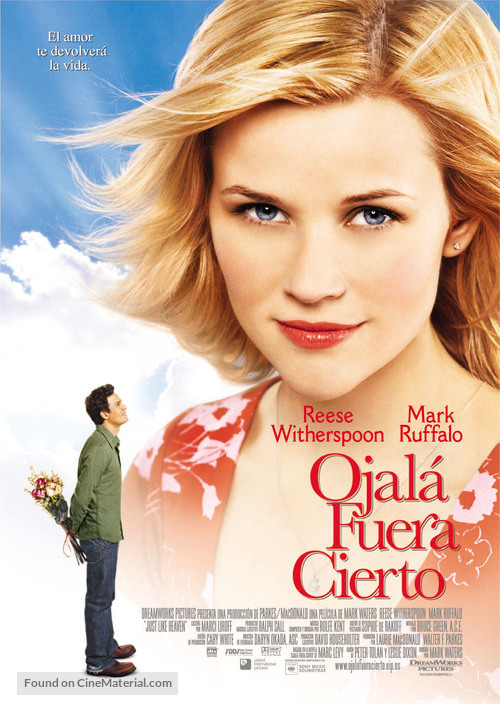 Just Like Heaven - Spanish Movie Poster