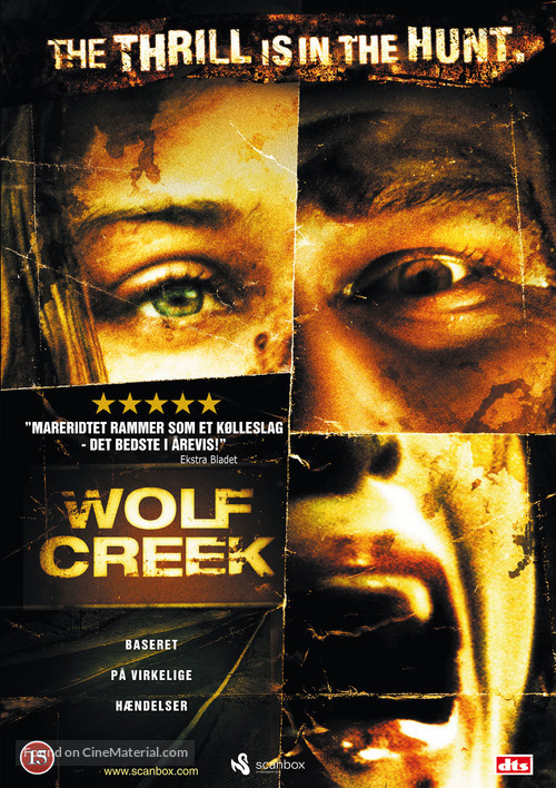 Wolf Creek - Danish DVD movie cover