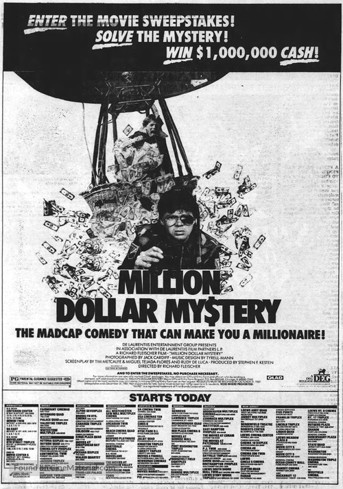 Million Dollar Mystery - poster