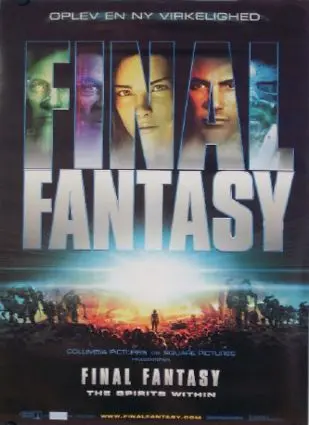 Final Fantasy: The Spirits Within - Danish Movie Poster