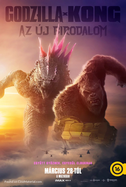 Godzilla x Kong: The New Empire - Hungarian Movie Poster