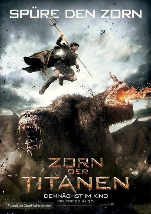 Wrath of the Titans - German Movie Poster