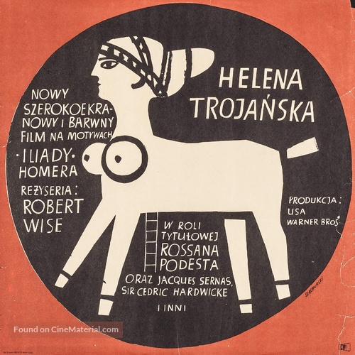 Helen of Troy - Polish Movie Poster