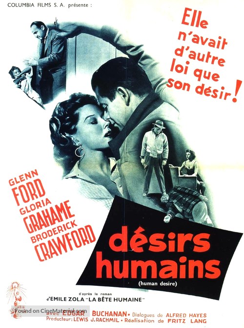 Human Desire - French Movie Poster