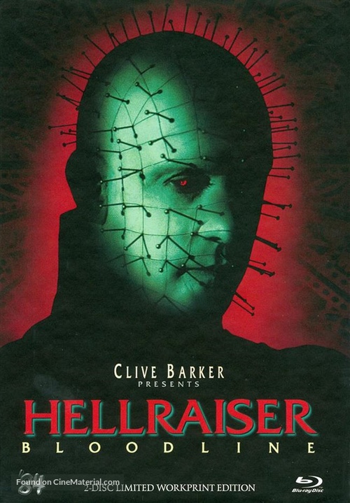 Hellraiser: Bloodline - German Blu-Ray movie cover