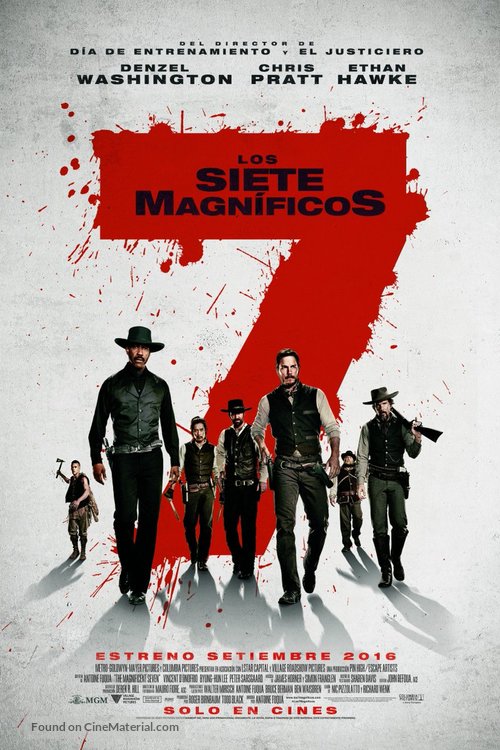 The Magnificent Seven - Chilean Movie Poster