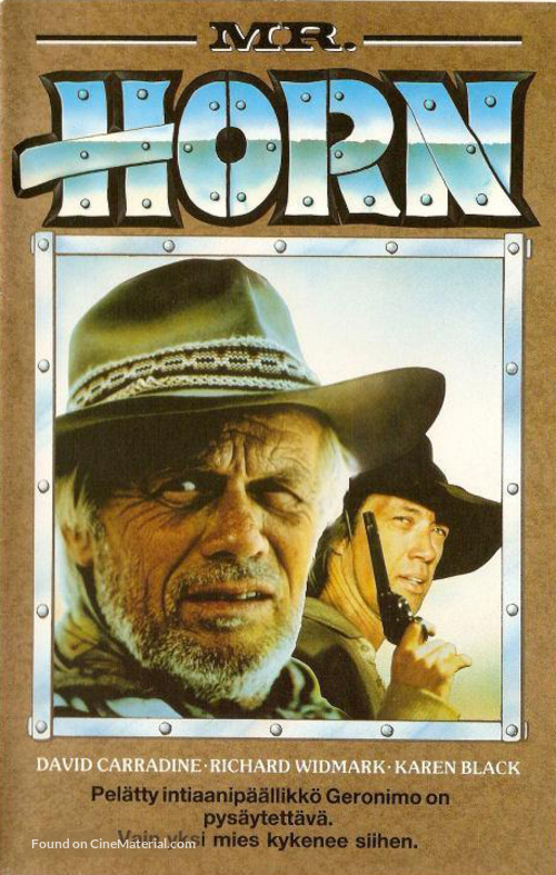 Mr. Horn - Finnish VHS movie cover