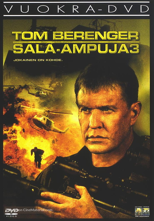 Sniper 3 - Finnish DVD movie cover