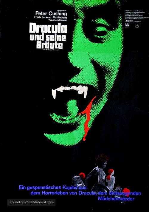 The Brides of Dracula - German Movie Poster