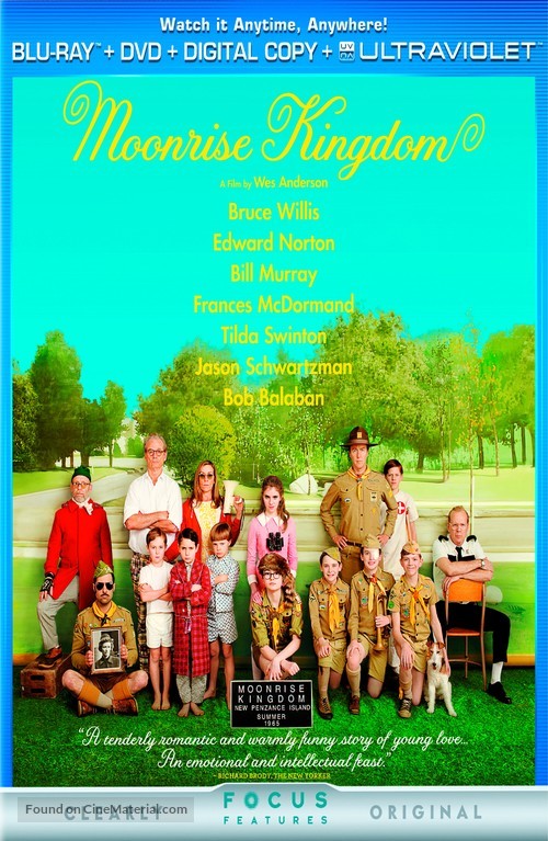 Moonrise Kingdom - Blu-Ray movie cover