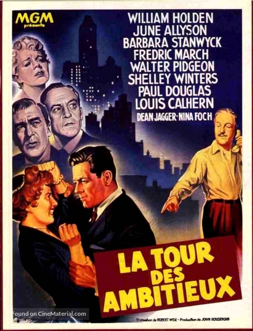 Executive Suite - French Movie Poster