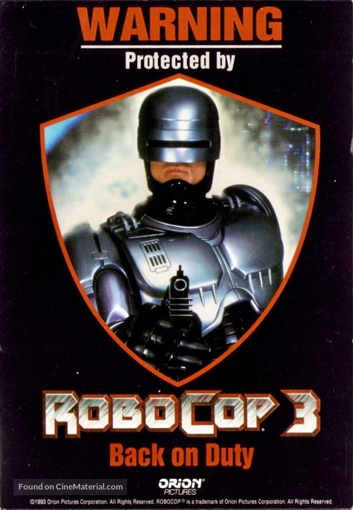 RoboCop 3 - Movie Poster