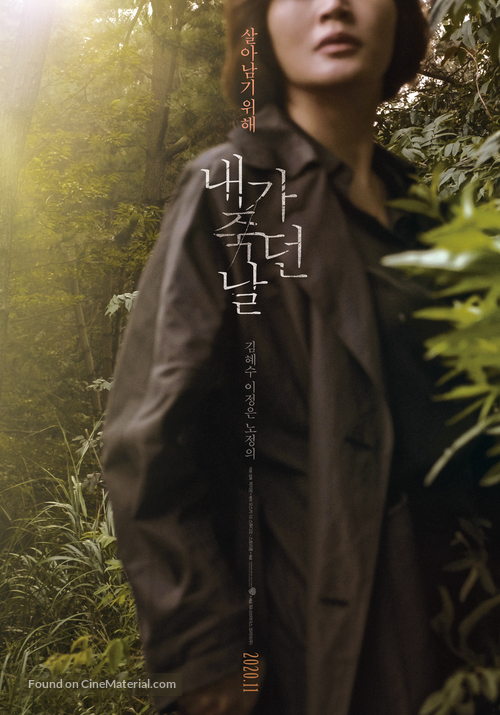 The Day I Died: Unclosed Case - South Korean Movie Poster