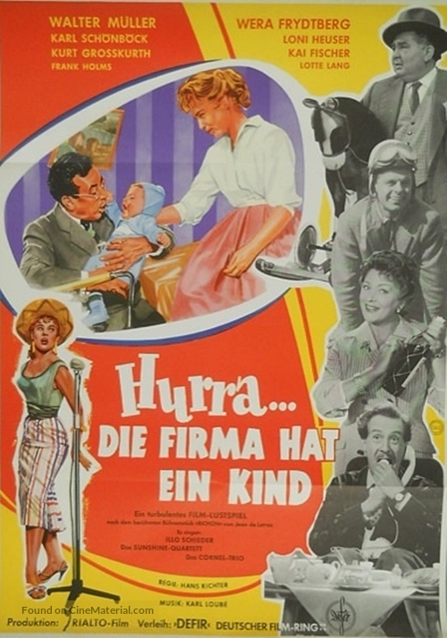 Hurra - die Firma hat ein Kind - German Movie Poster