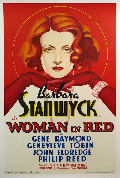 The Woman in Red - Movie Poster