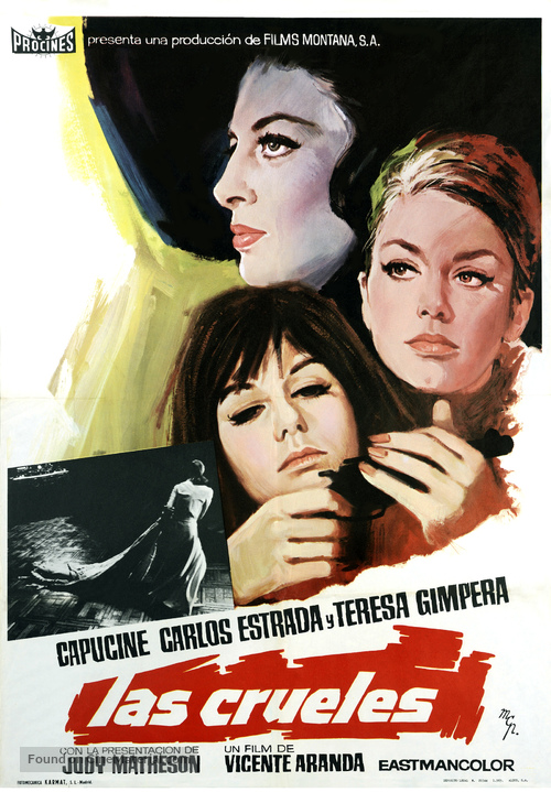 Las crueles - Spanish Movie Poster