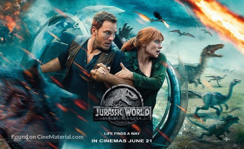Jurassic World: Fallen Kingdom - British Movie Poster