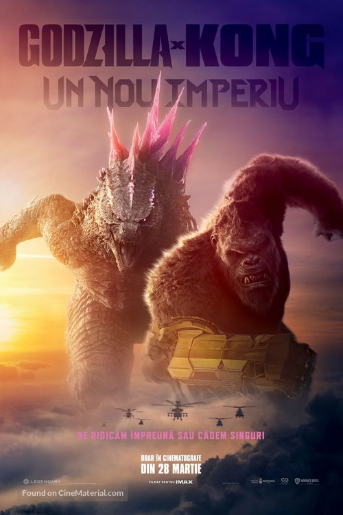 Godzilla x Kong: The New Empire - Romanian Movie Poster