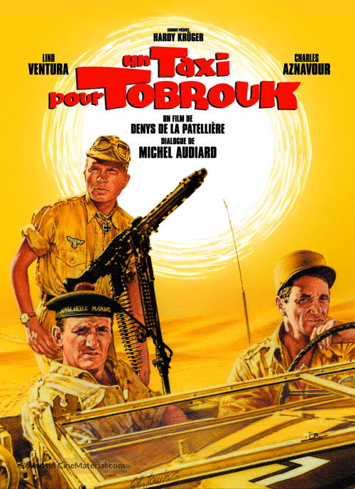Un taxi pour Tobrouk - French DVD movie cover