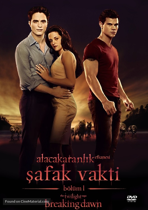 The Twilight Saga: Breaking Dawn - Part 1 - Turkish DVD movie cover