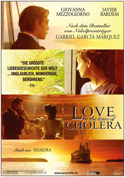 Love in the Time of Cholera - Swiss poster
