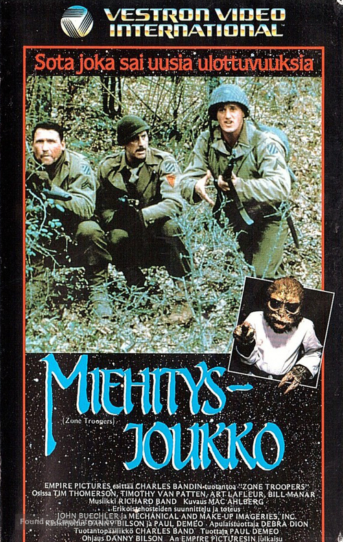 Zone Troopers - Finnish VHS movie cover