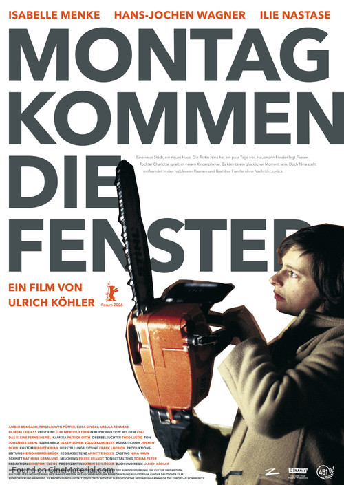 Montag kommen die Fenster - German Movie Poster