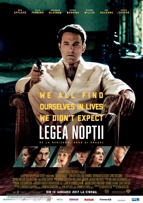 Live by Night - Romanian Movie Poster