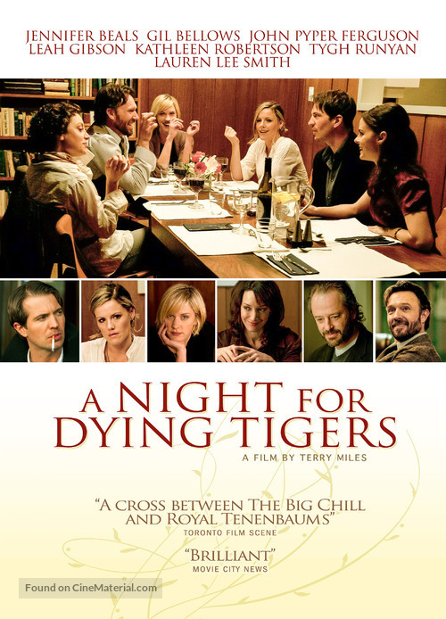 A Night for Dying Tigers - DVD movie cover