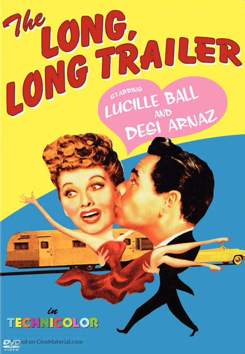The Long, Long Trailer - DVD movie cover