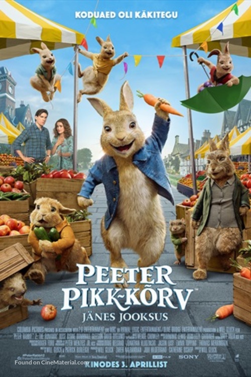 Peter Rabbit 2: The Runaway - Estonian Movie Poster