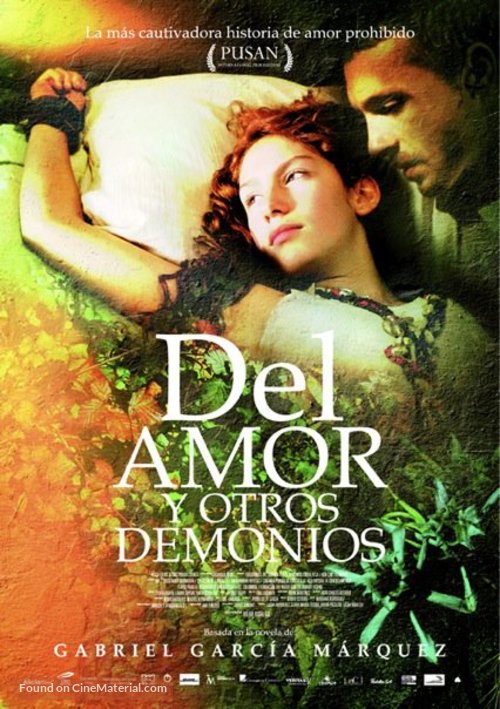 Del amor y otros demonios - Costa Rican Movie Poster