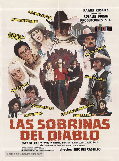 Las sobrinas del diablo - Mexican Movie Poster