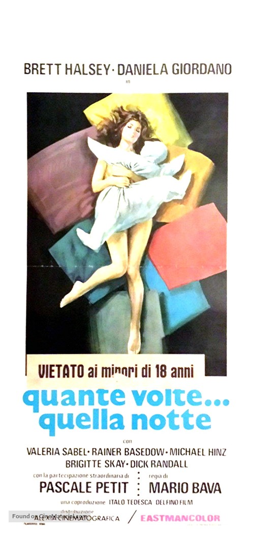 Quante volte... quella notte - Italian Movie Poster