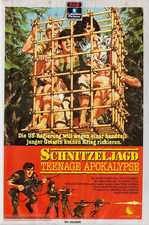 Toy Soldiers - German VHS movie cover
