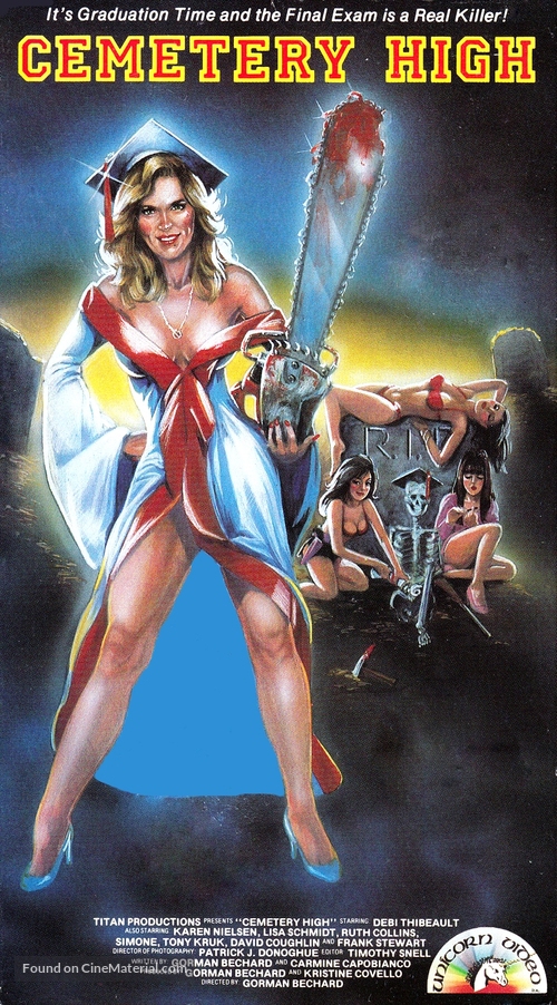 Cemetery High - VHS movie cover