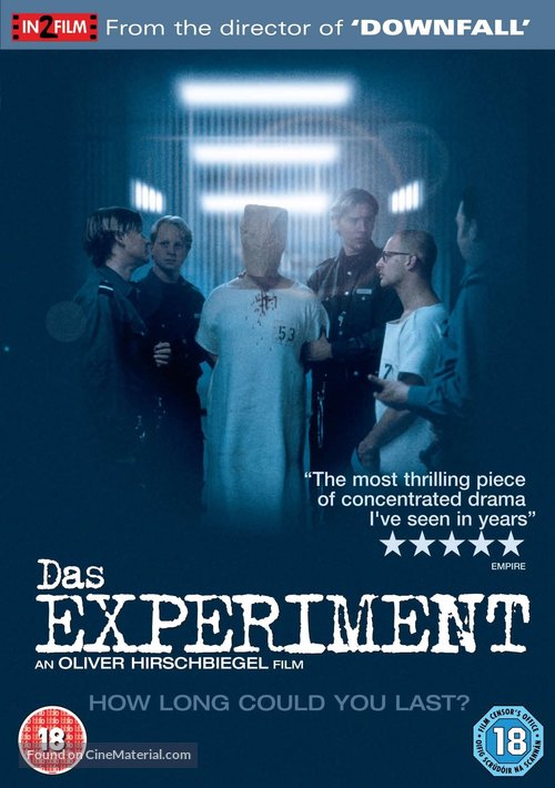 Das Experiment - British Movie Cover