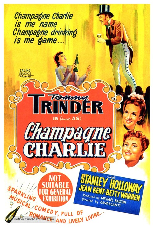 Champagne Charlie - Australian Movie Poster
