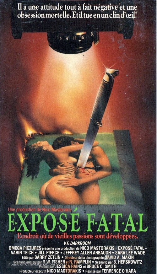 Darkroom - Canadian VHS movie cover