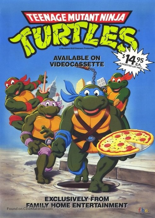 &quot;Teenage Mutant Ninja Turtles&quot; - Video release movie poster