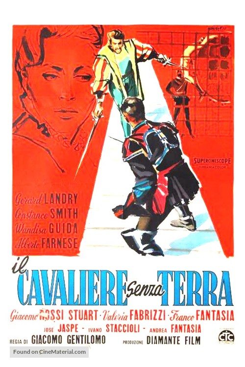 Il cavaliere senza terra - Italian Movie Poster