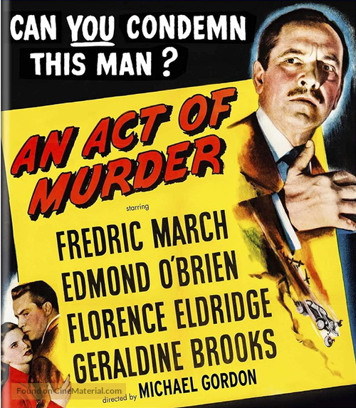 An Act of Murder - Blu-Ray movie cover