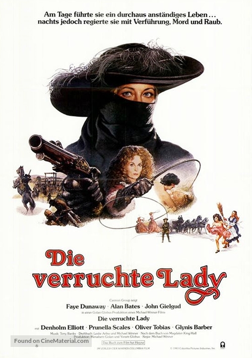 The Wicked Lady - German Movie Poster